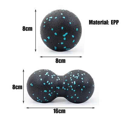 Bola de Massagem Miofascial Amendoim EPP Premium 8cm
