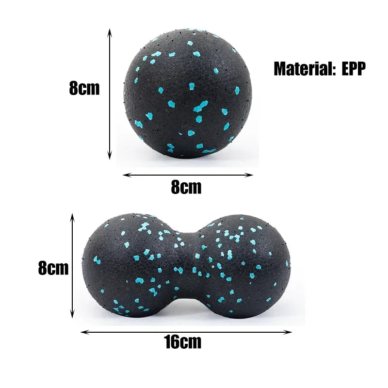 Bola de Massagem Miofascial Amendoim EPP Premium 8cm