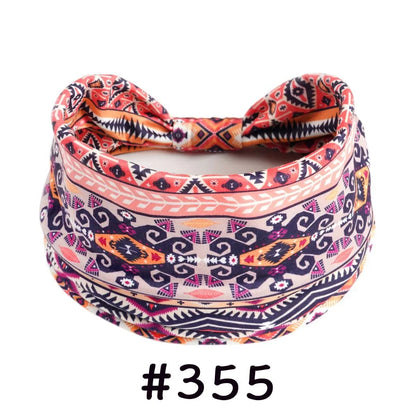 Faixa de Cabelo Turbante Boho Premium