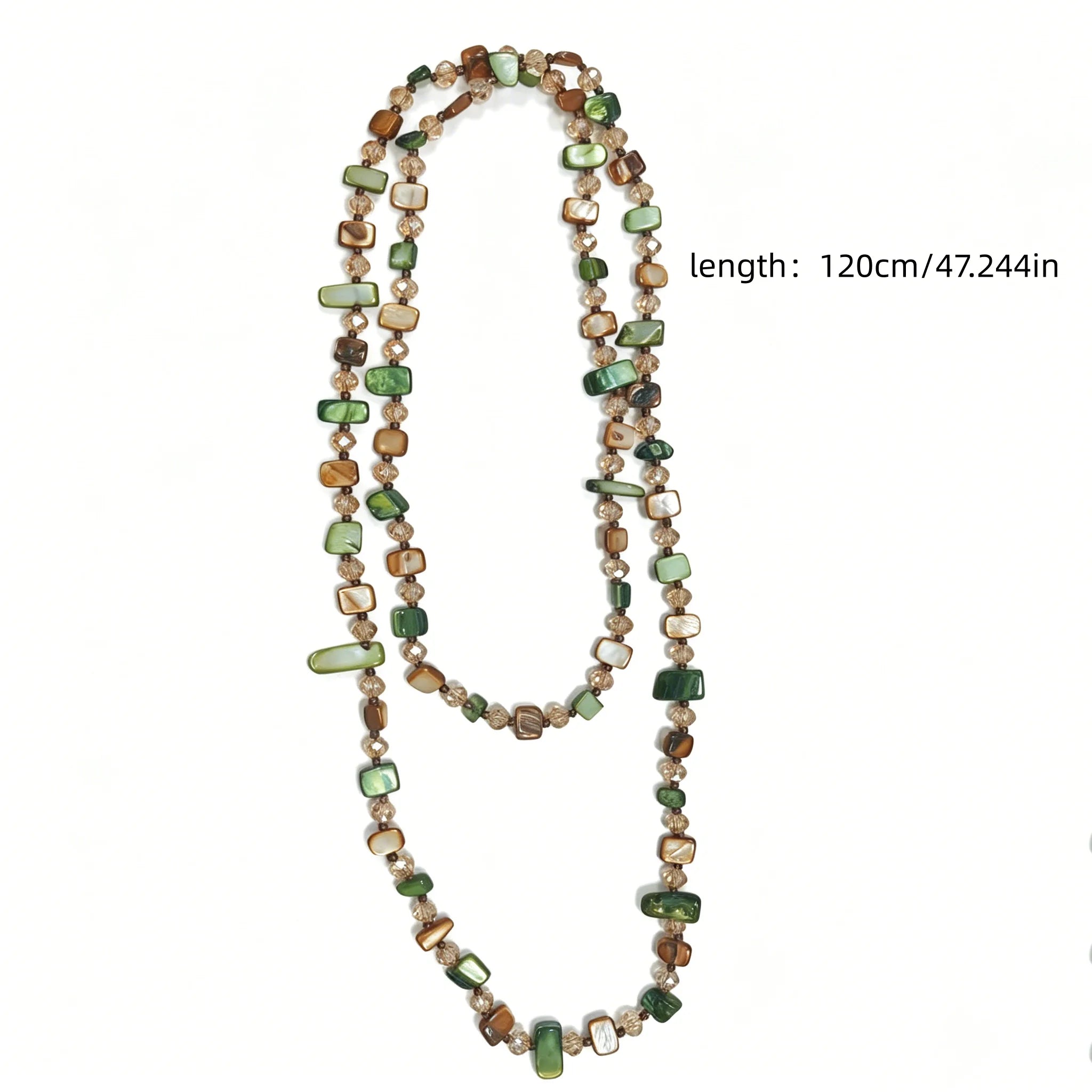 Colar Boho Vintage Premium de Pedra Natural Irregular
