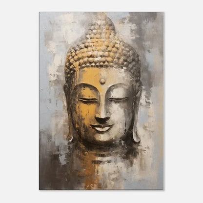 Quadro Minimalista Premium — Buda Abstrato