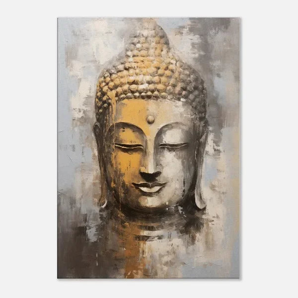 Quadro Minimalista Premium — Buda Abstrato