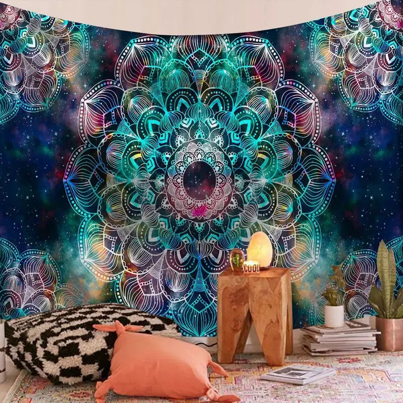 Tapeçaria Mandala Boho Premium