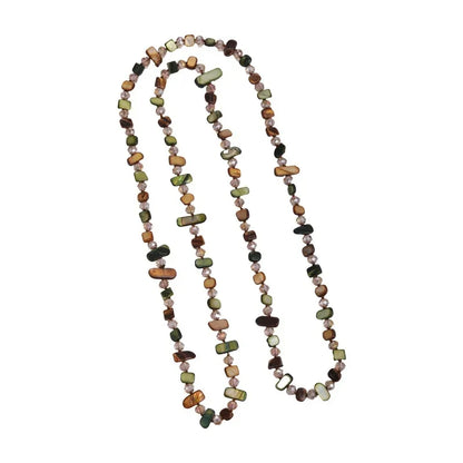 Colar Boho Vintage Premium de Pedra Natural Irregular