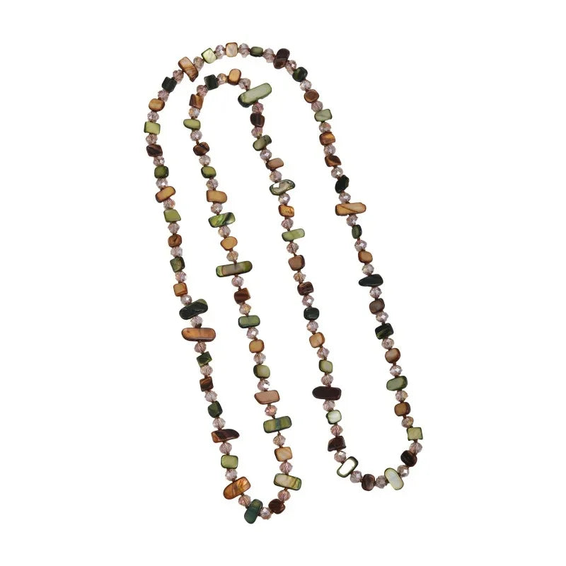 Colar Boho Vintage Premium de Pedra Natural Irregular