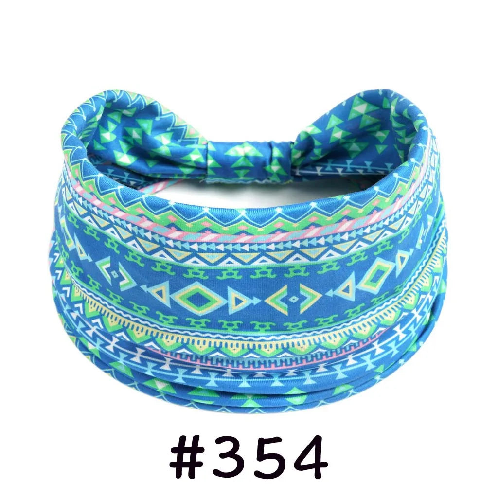 Faixa de Cabelo Turbante Boho Premium
