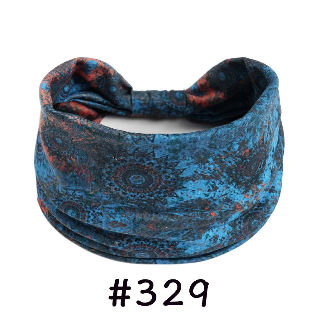Faixa de Cabelo Turbante Boho Premium