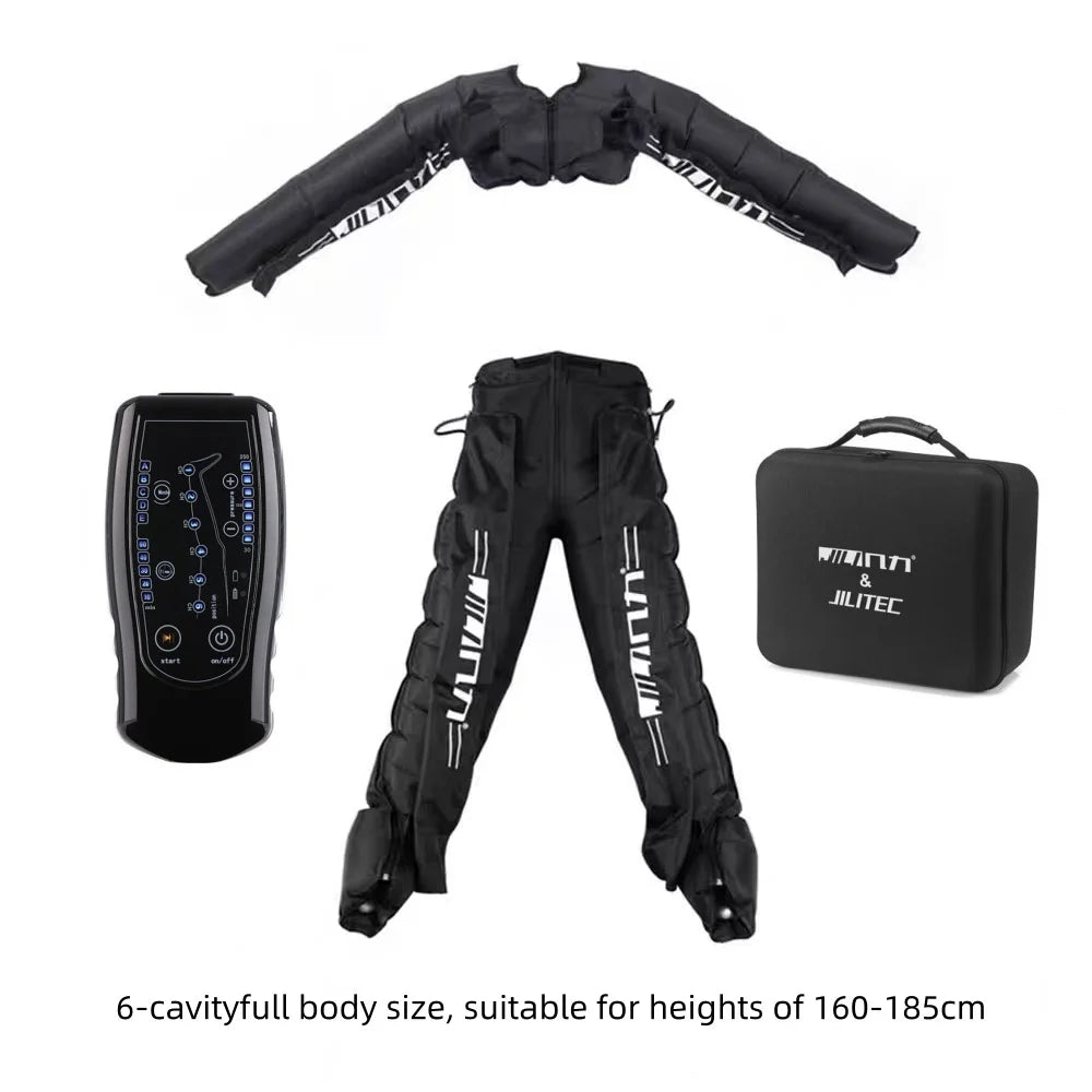 Botas de Pressoterapia Premium JILI com 6 Câmaras