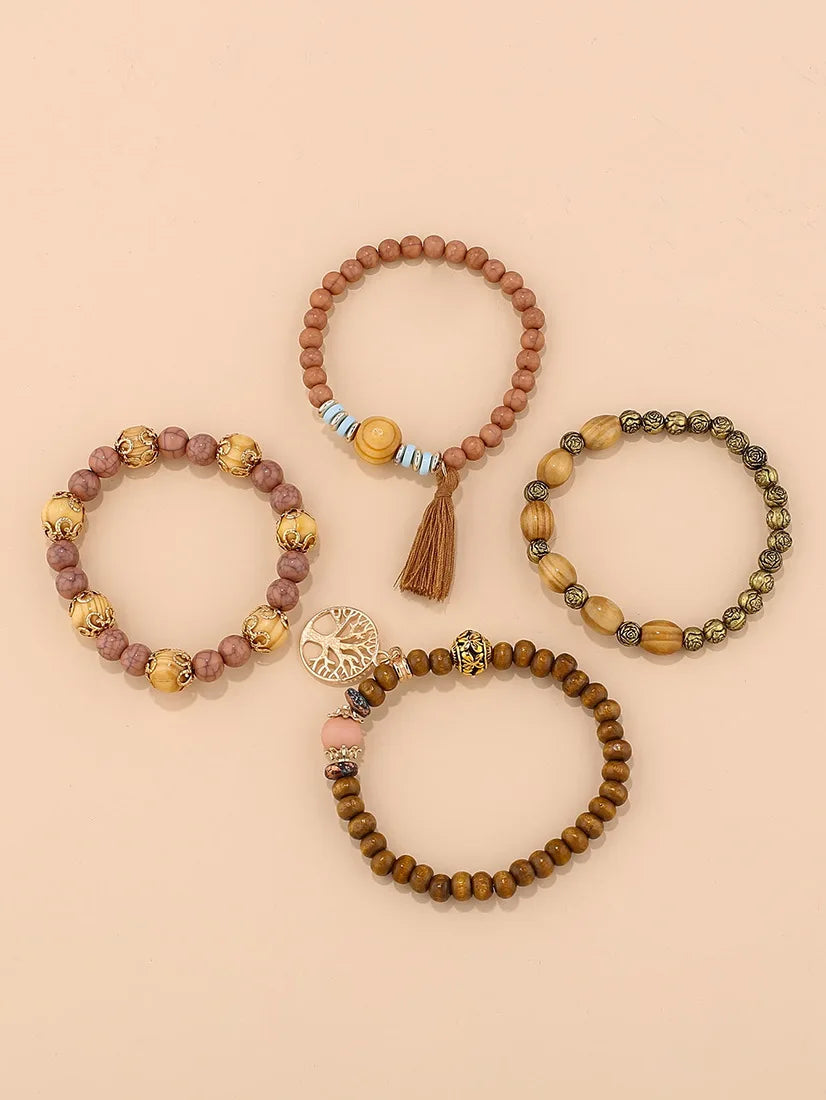 Conjunto Premium de Pulseiras Boho Árvore da Vida