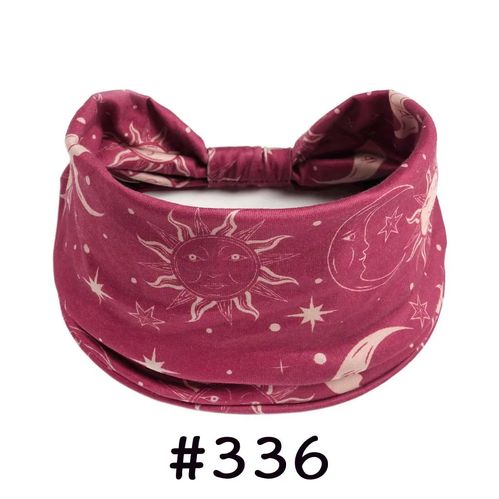 Faixa de Cabelo Turbante Boho Premium