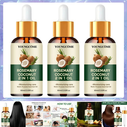 Óleo Essencial Premium de Alecrim e Coco
