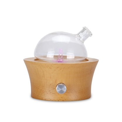 Difusor Nebulizador Luxuoso de Óleos Essenciais em Madeira e Vidro