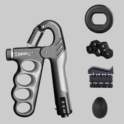 Expansor de Grip e Punho Premium Ajustável 5-150kg
