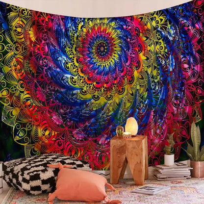 Tapeçaria Mandala Boho Premium