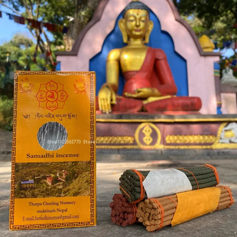 Kit Premium com 3 Pacotes de Incenso Tibetano Nepalês Artesanal