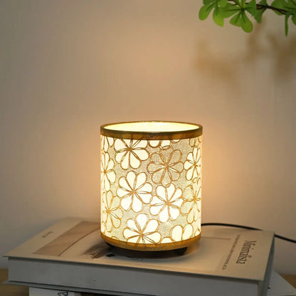 Luminária de Mesa Minimalista Premium em Tecido com USB