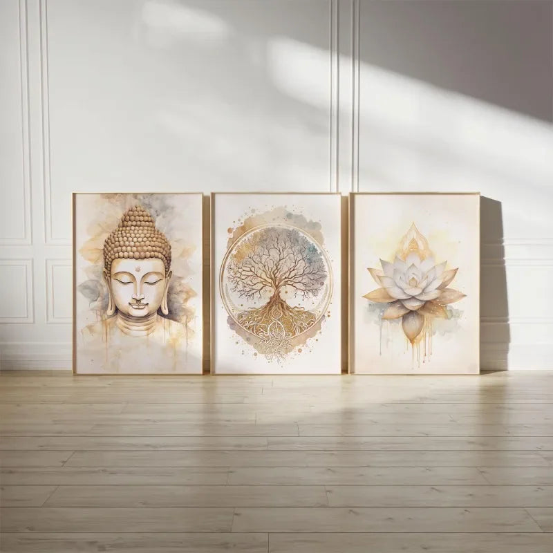 Quadro Premium Boho Budista
