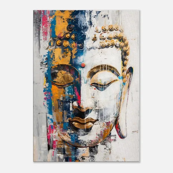 Quadro Minimalista Premium — Buda Abstrato