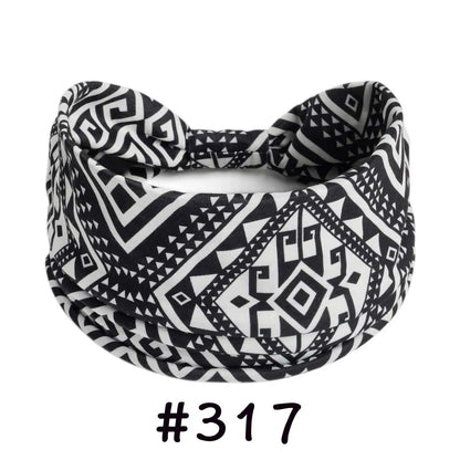Faixa de Cabelo Turbante Boho Premium