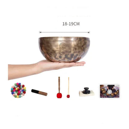 Tigela Tibetana Premium de Canto Lua Cheia