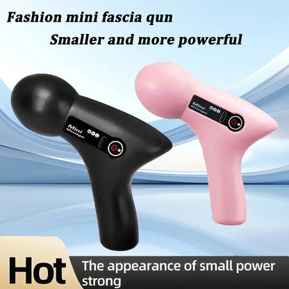 Mini Pistola de Massagem Elétrica Premium com Tela LCD