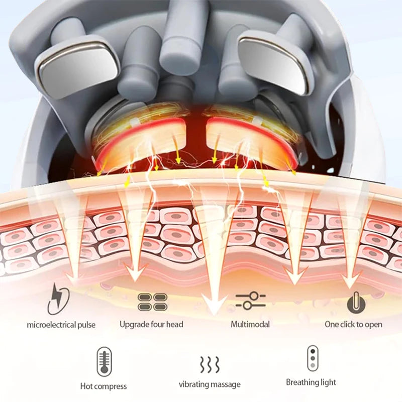Massageador Cervical Elétrico Premium Inteligente