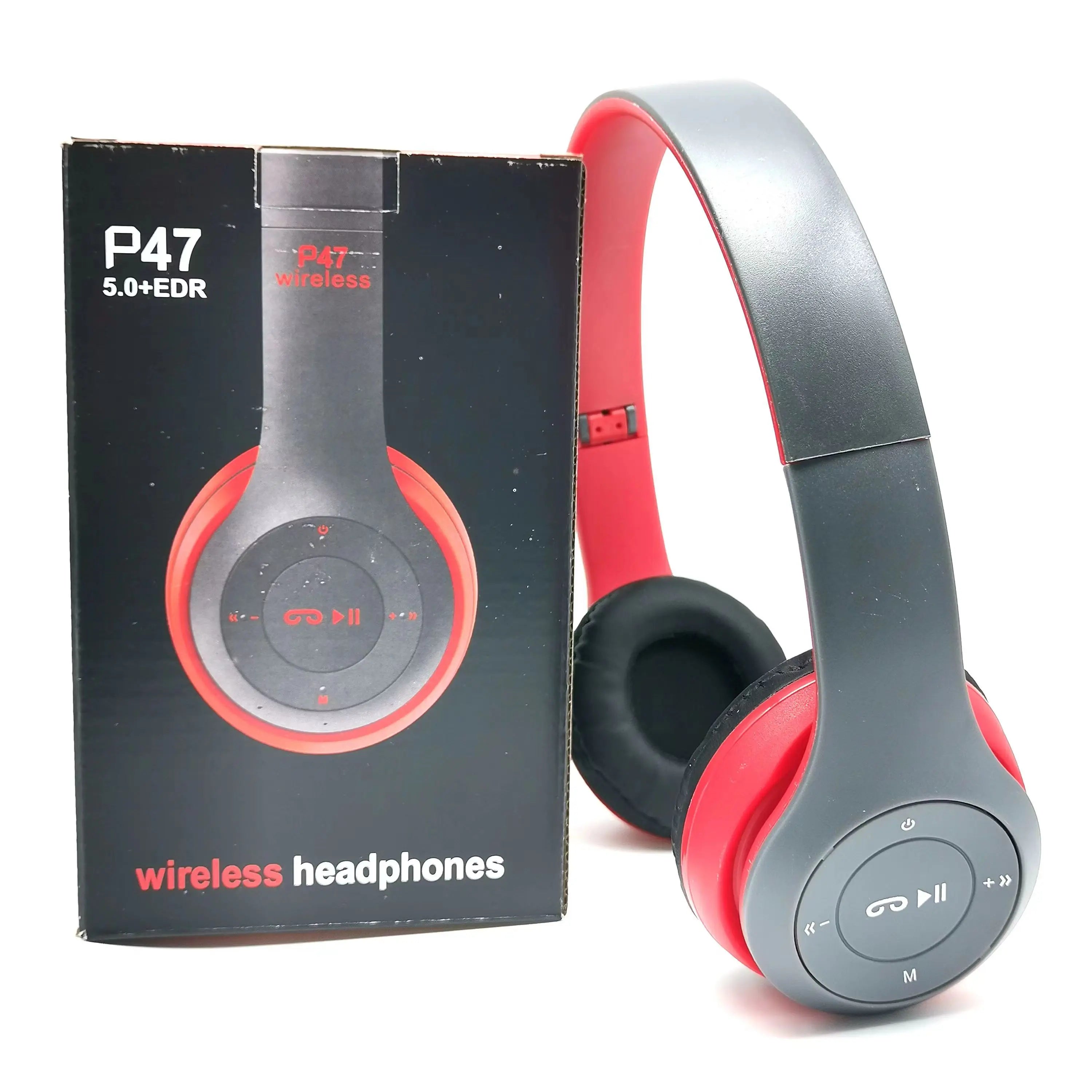 Headset Estéreo Premium P47 Bluetooth 5.0 Dobrável