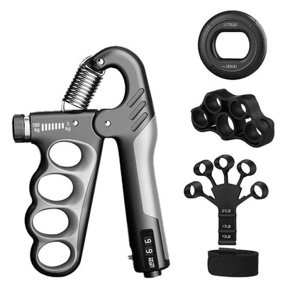 Expansor de Grip e Punho Premium Ajustável 5-150kg