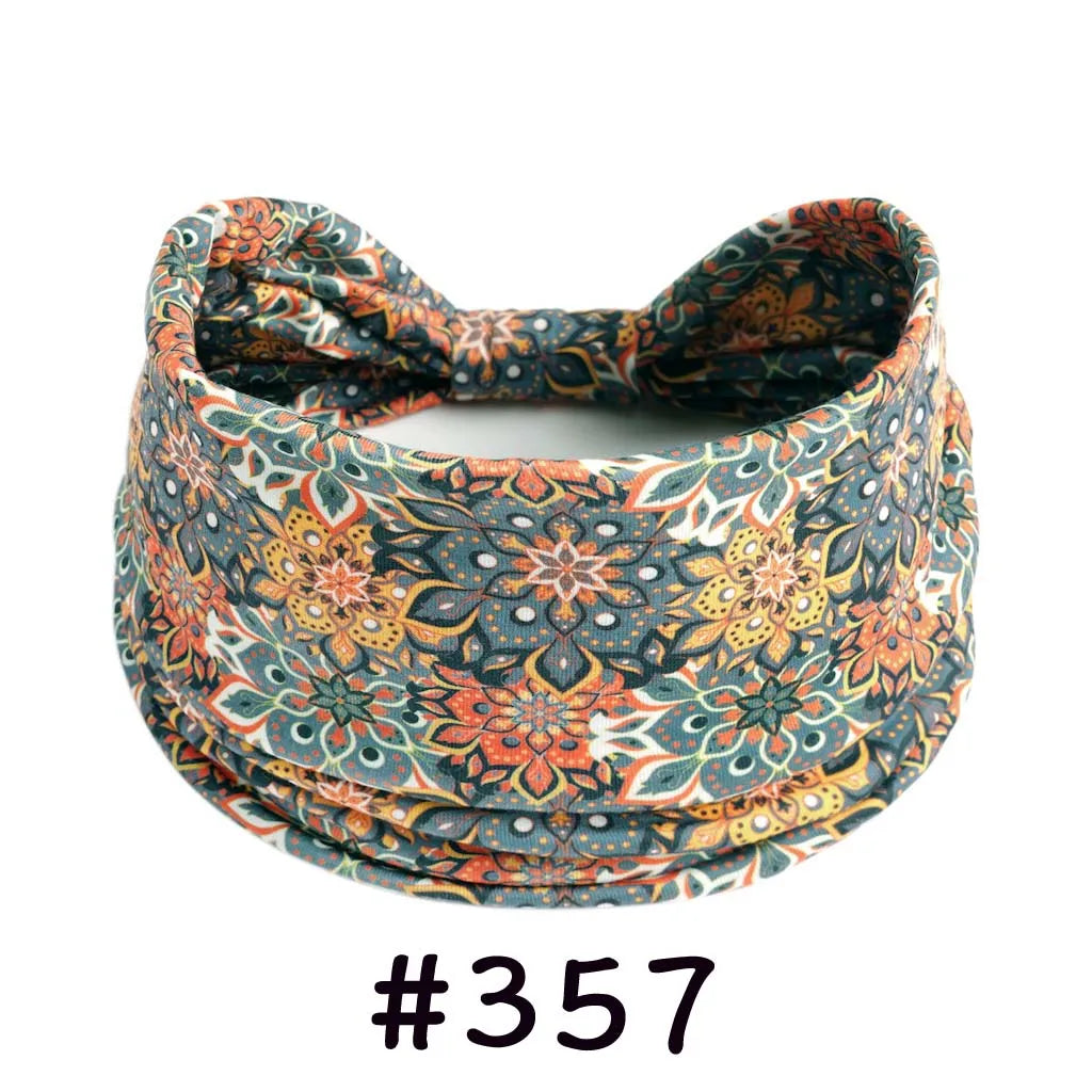 Faixa de Cabelo Turbante Boho Premium