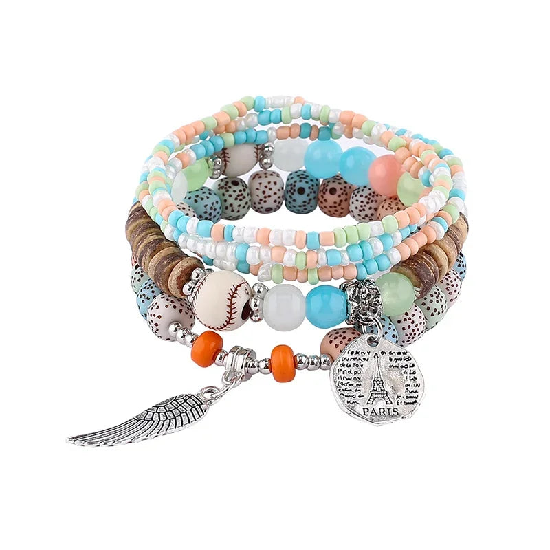Kit de Pulseiras Boho Premium Árvore da Vida