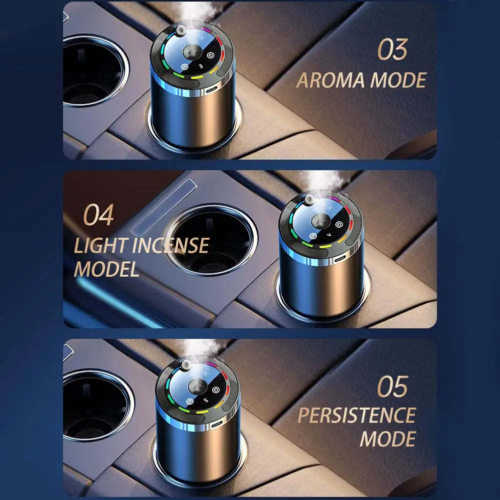 Difusor Umidificador Premium para Carro com 5 Modos