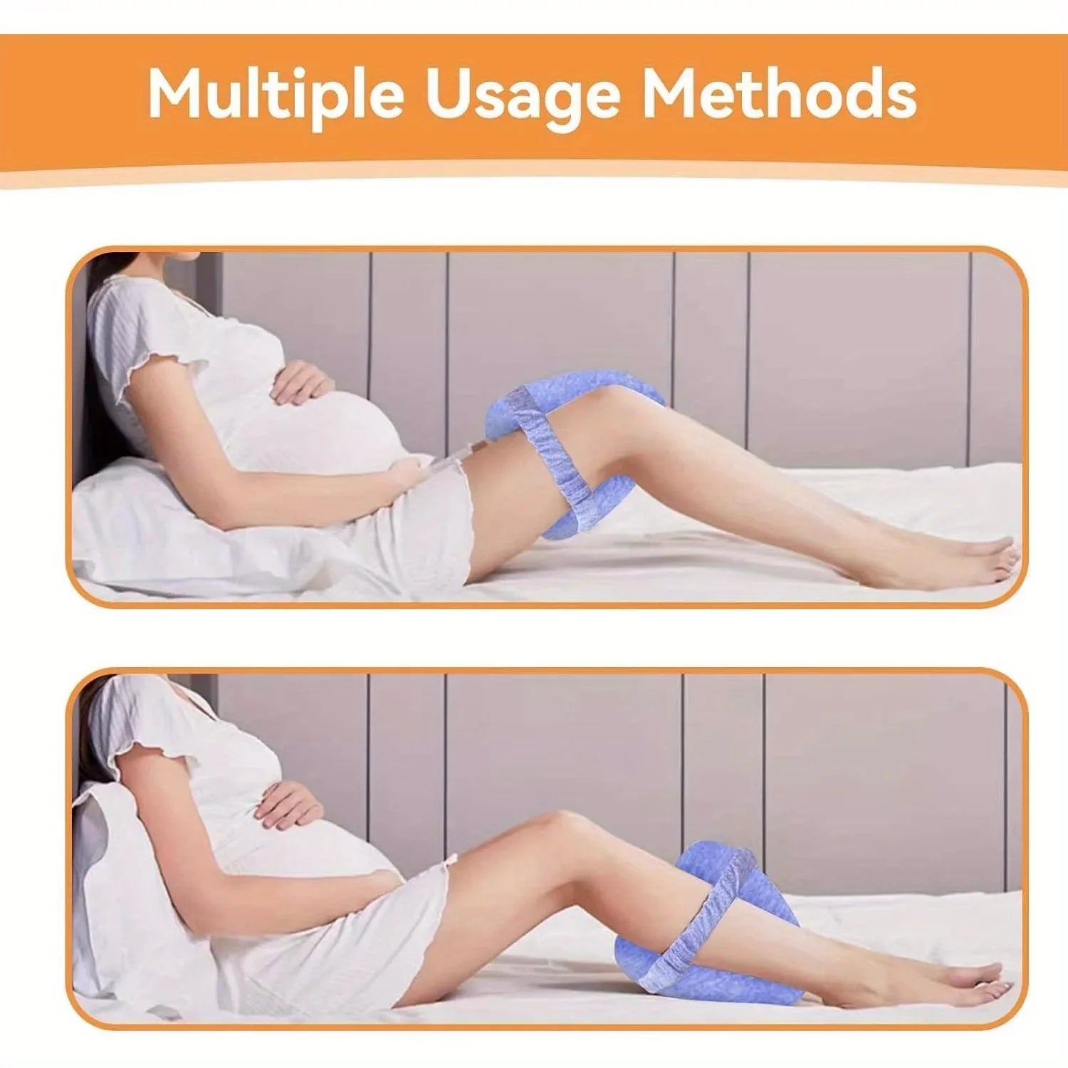 Travesseiro Ortopédico de Memory Foam para Pernas e Joelhos