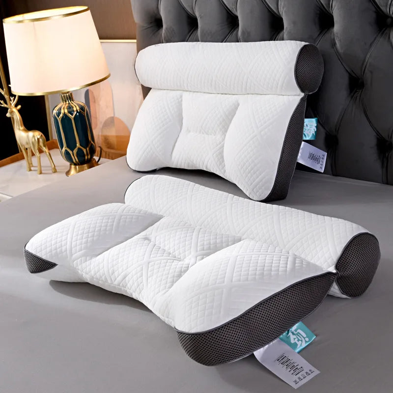 Travesseiro Ergonômico Premium de Penas de Ganso