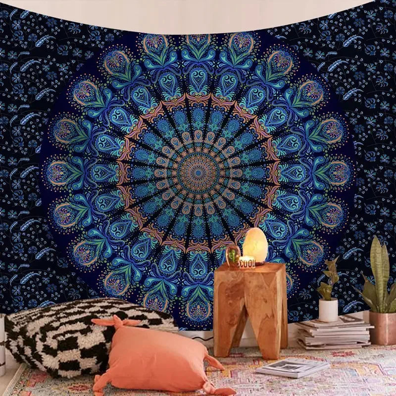 Tapeçaria Mandala Boho Premium