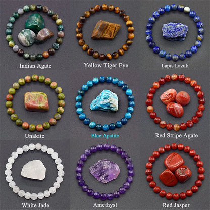 Pulseira Reiki Premium de Pedras Naturais