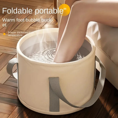 acia Dobrável Portátil Premium para Banho de Pés