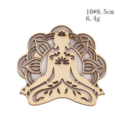 Placa Decorativa de Madeira Vazada Premium