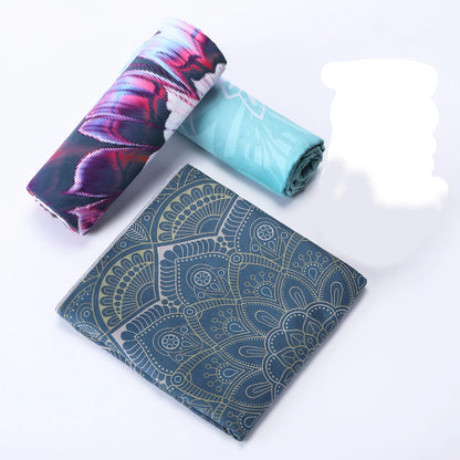 Toalha Tapete de Yoga Premium Dupla Face em Veludo