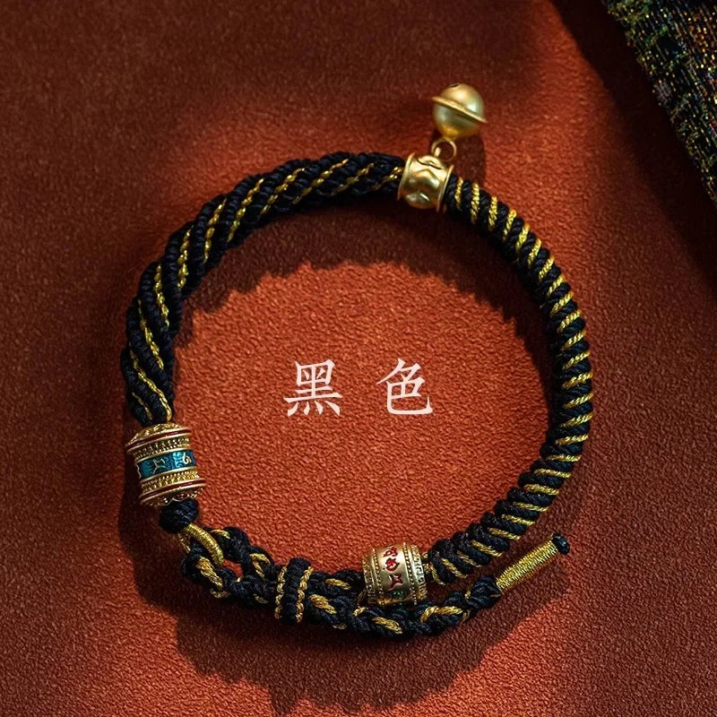 Pulseira Tibetana Artesanal Premium Om Mani Padme Hum