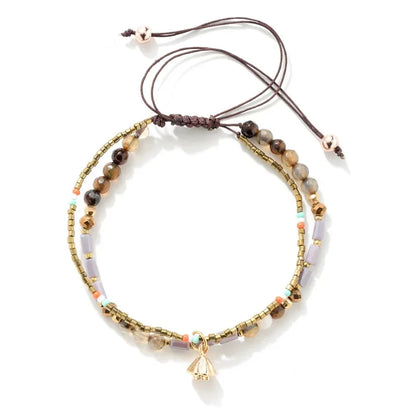Pulseira Mini Boho Premium de Miçangas Multicamadas