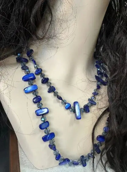Colar Boho Vintage Premium de Pedra Natural Irregular
