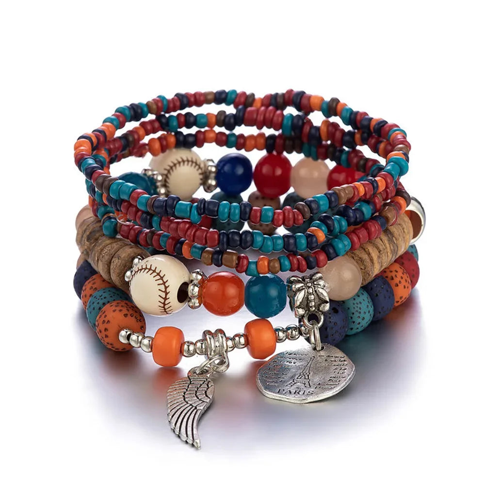 Kit de Pulseiras Boho Premium Árvore da Vida