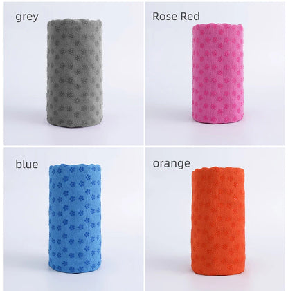 Toalha Premium para Hot Yoga com Pontos de Aderência