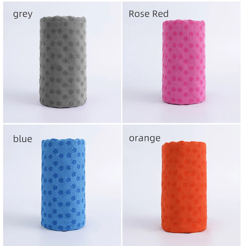 Toalha Premium para Hot Yoga com Pontos de Aderência