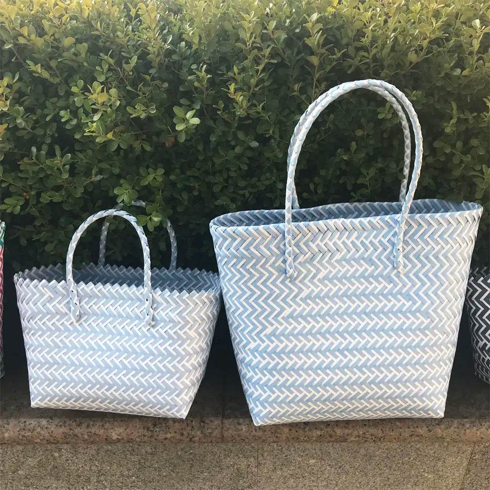 Large Capacity Beach Shopping Bags Woven Shoulder Bag Women Handmade Straw Handbags Summer Travel Bag - Aloha Spirit Store