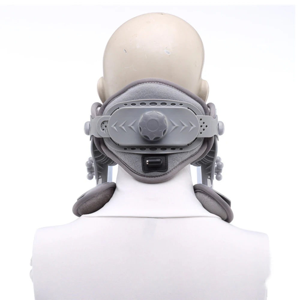Dispositivo Premium Ajustável de Tração Cervical com Aquecimento