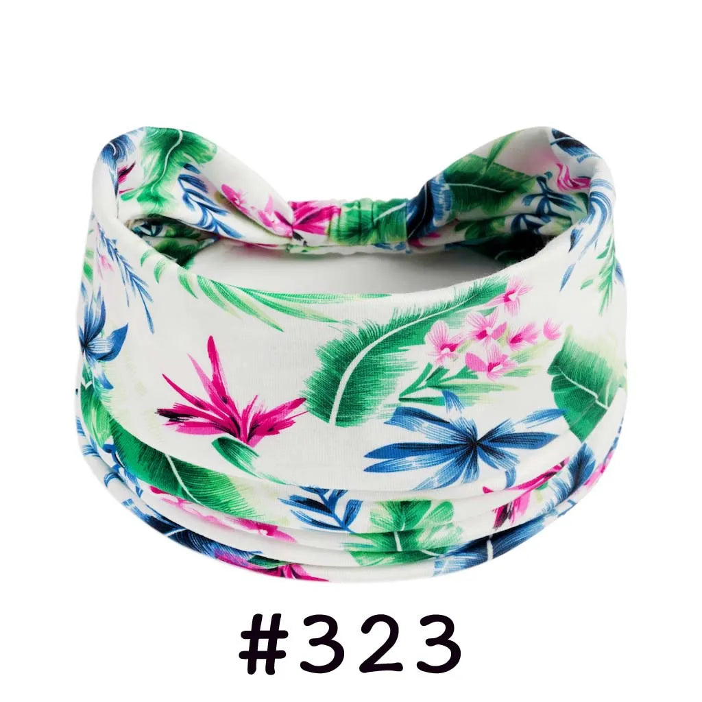 Faixa de Cabelo Turbante Boho Premium