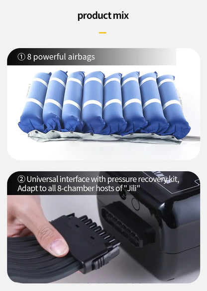 Botas de Pressoterapia Premium JILI com 6 Câmaras