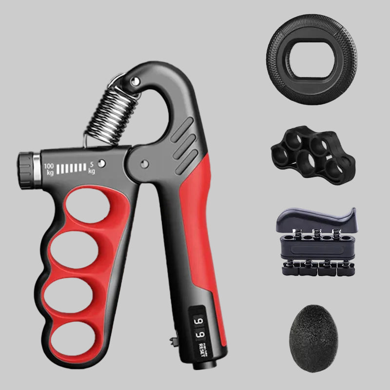 Expansor de Grip e Punho Premium Ajustável 5-150kg