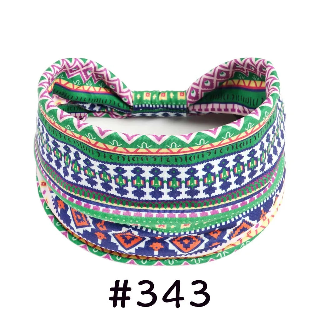 Faixa de Cabelo Turbante Boho Premium